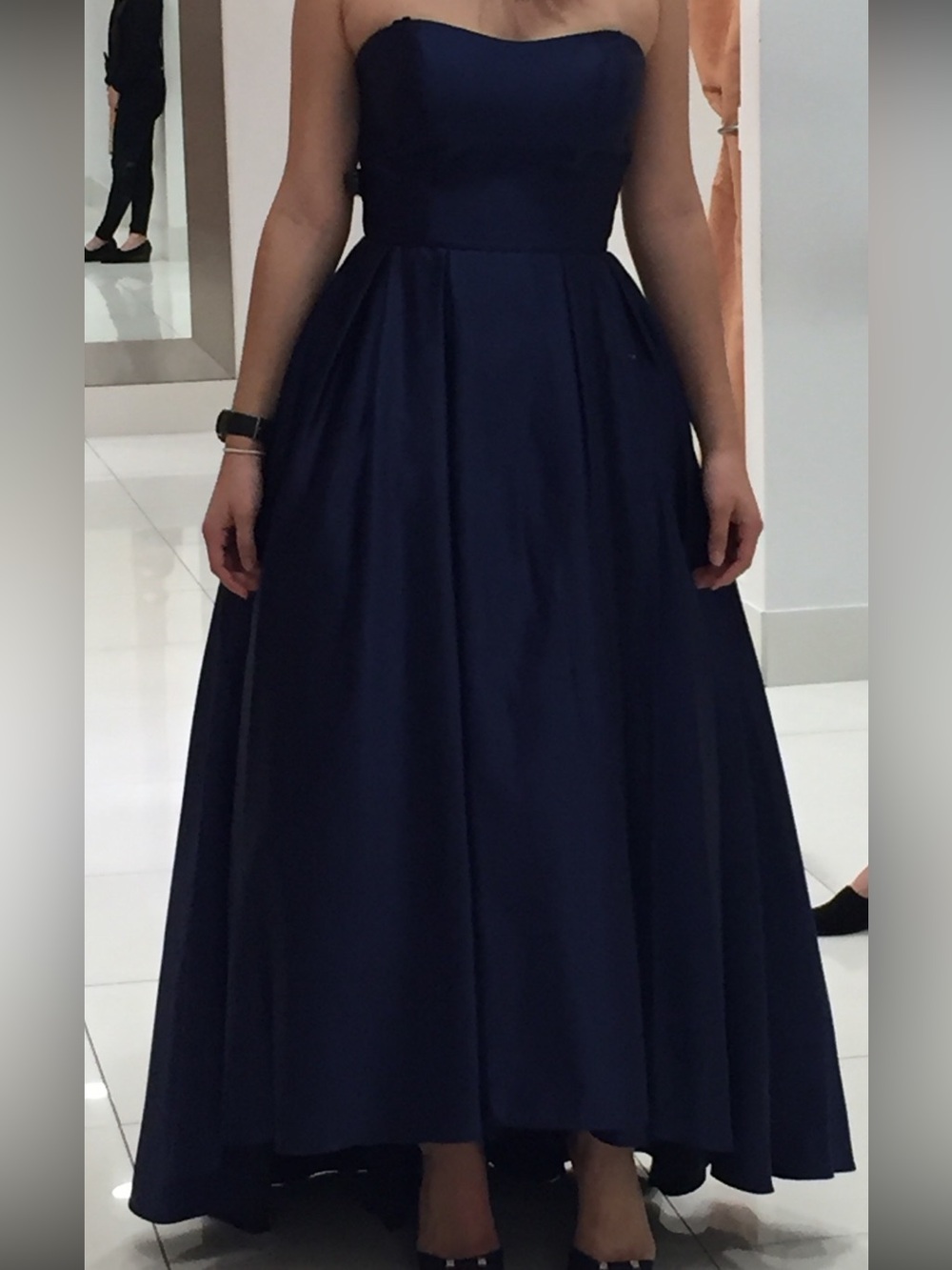 Camille La Vie Navy Blue Prom Gown